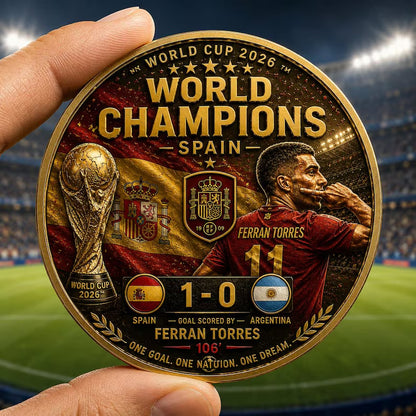 🏆 Flash Sale: 60% OFF ⚽Spain World Cup 2026 Champions Coin