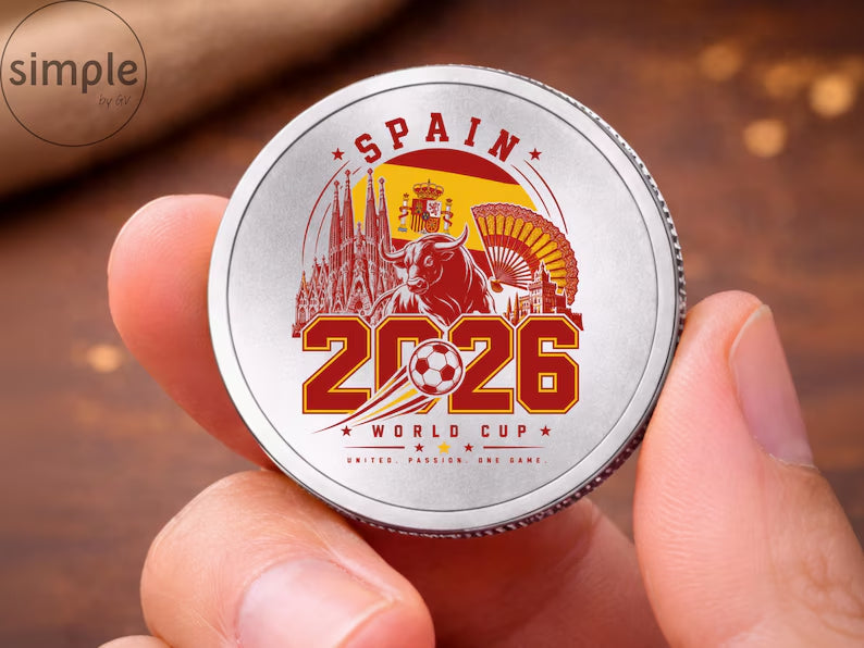 🏆 Flash Sale: 60% OFF ⚽ Spain Team World Cup 2026 Fan Coin