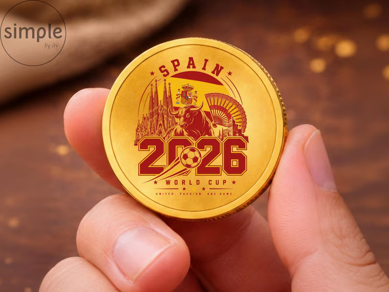 🏆 Flash Sale: 60% OFF ⚽ Spain Team World Cup 2026 Fan Coin