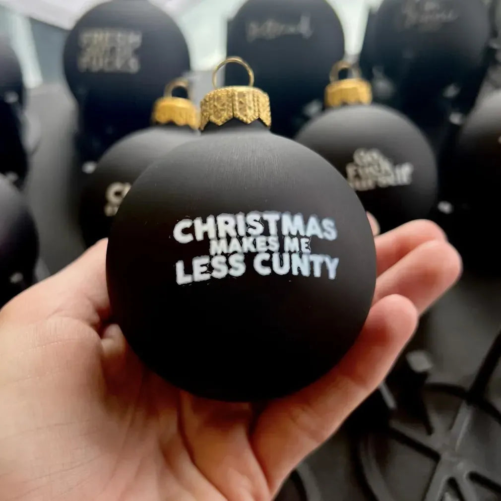 Christmas makes me less cunty