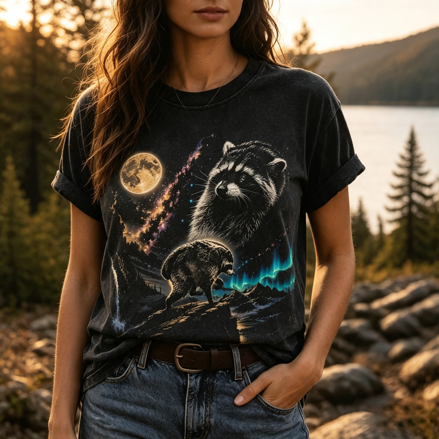 Jimothy （Moon night） T-shirt