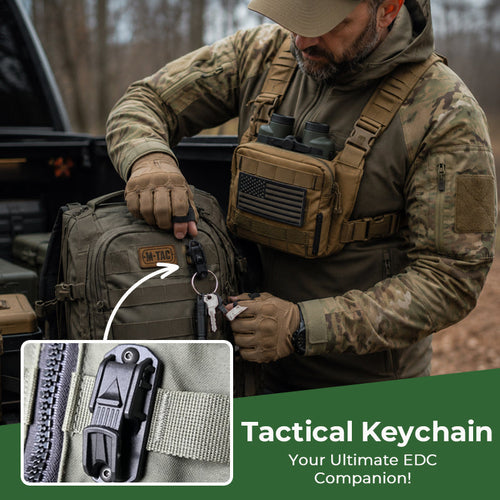 🎁Last Day 60% OFF -Tactical Keychain🔒💪