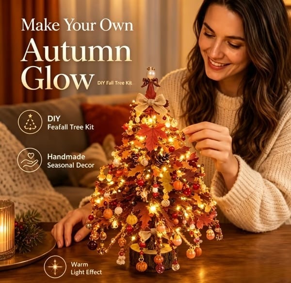 🎄✨ DIY Beaded Christmas Tree Kit – 🎅Create Your Own Sparkling Holiday Decoration
