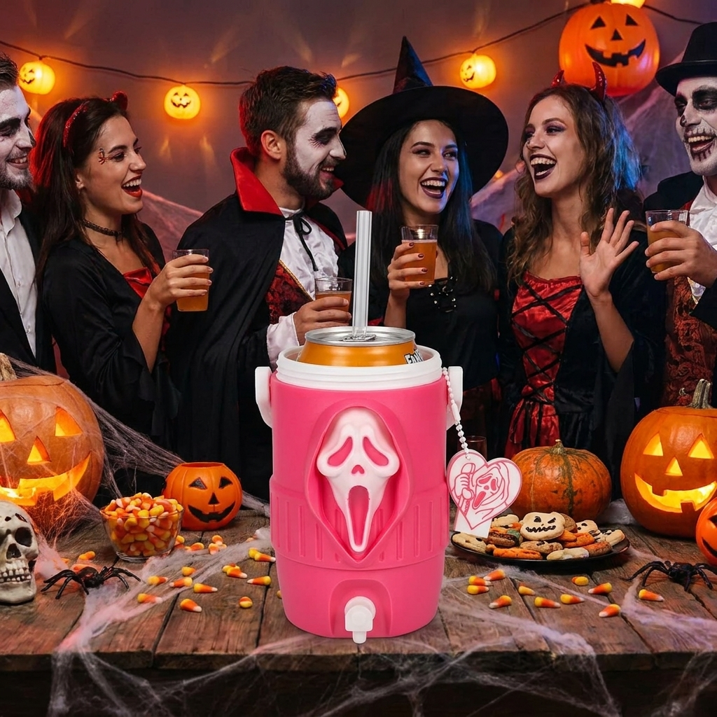 🔥Last Day 50% OFF👻Horror Ghost Face Can Drink Holder
