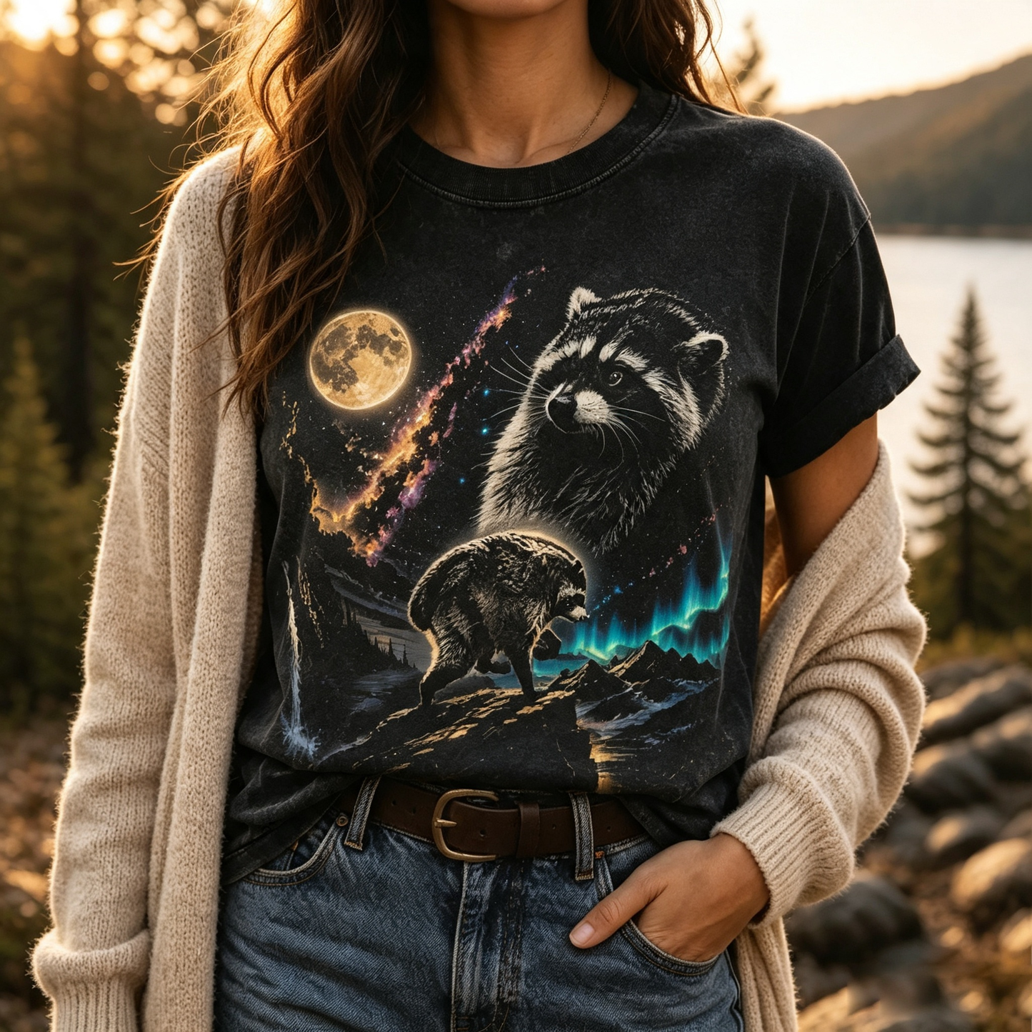 Jimothy （Moon night） T-shirt