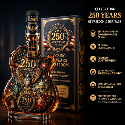 🔥 Limited-Time Offer | America 250th Anniversary Rock Guitar Collector Bottle