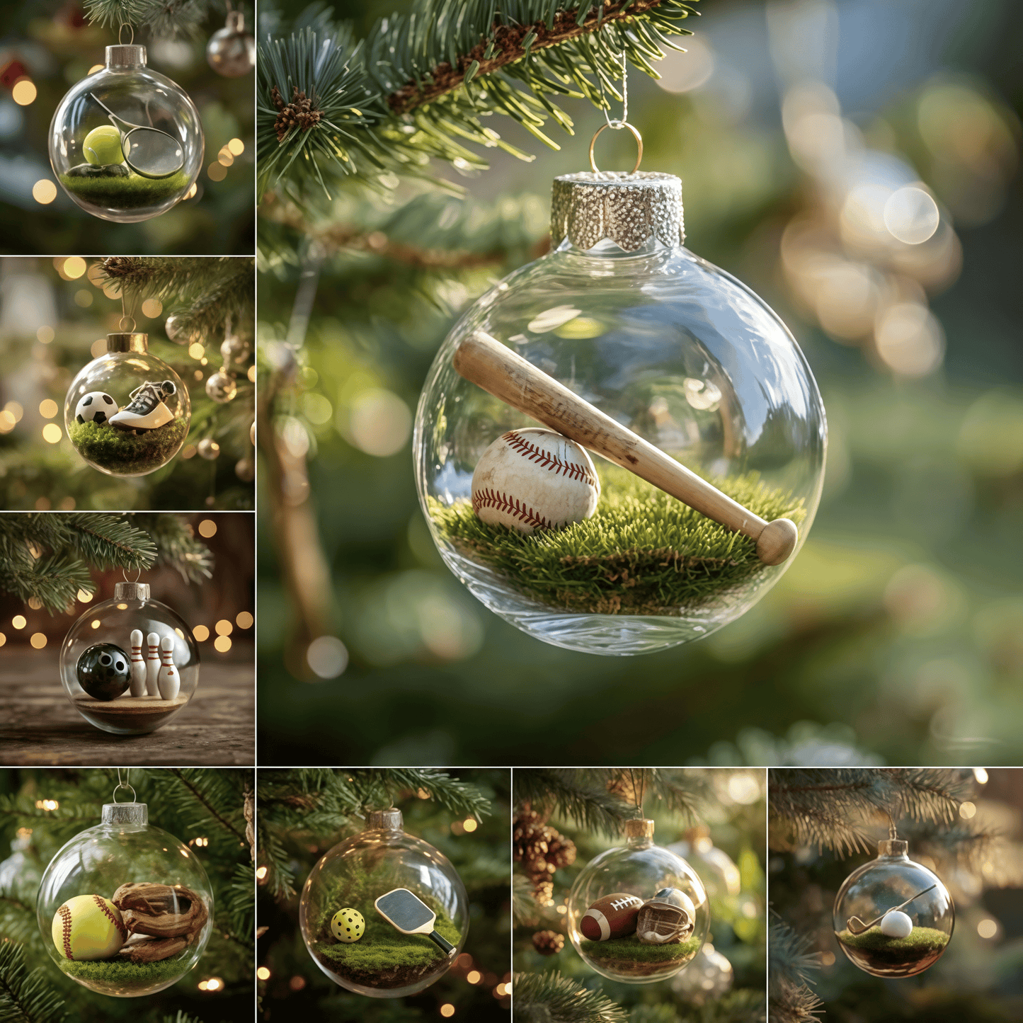 🕒🚨Limited release-🌲⚾Christmas Gift Sports Holiday Ornament(BUY 6 FREE SHIPPING)