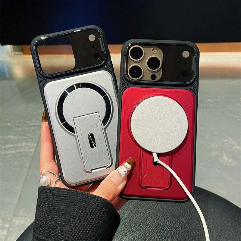 💥 Last Day 49% OFF | Magnetic Ring Stand Phone Case with Foldable Grip & Stylish Protection