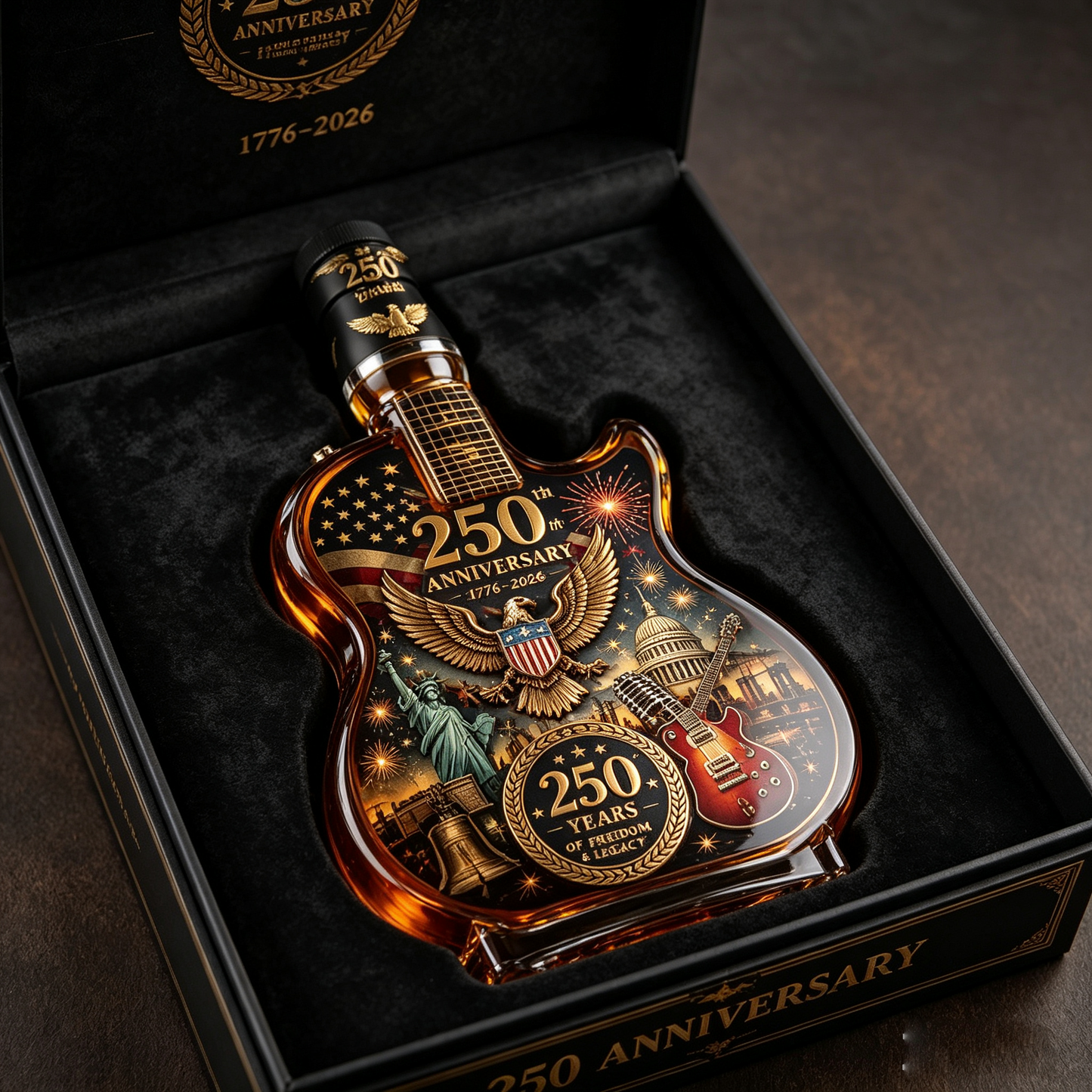 🔥 Limited-Time Offer | America 250th Anniversary Rock Guitar Collector Bottle