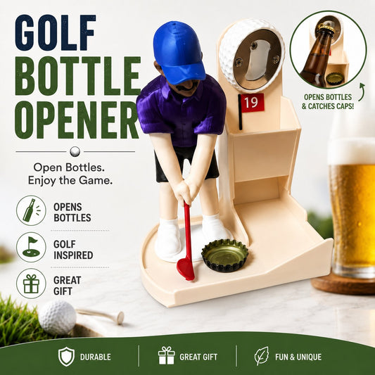 Golf Ball Themed Bottle Opener