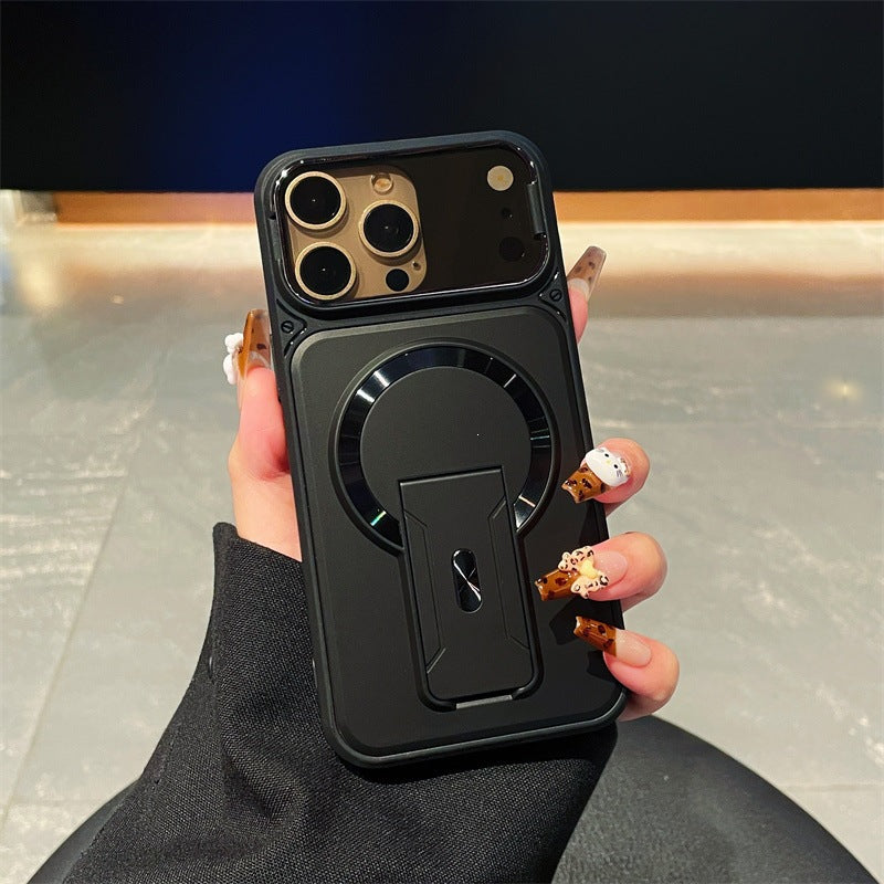 💥 Last Day 49% OFF | Magnetic Ring Stand Phone Case with Foldable Grip & Stylish Protection