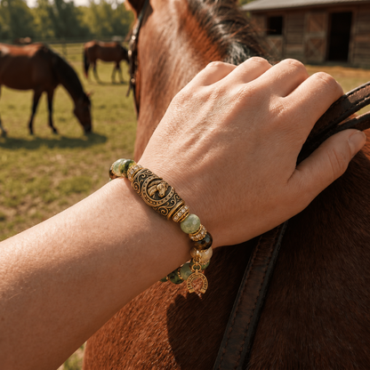 🔥Limited Edition🐎 Western Horse Guardian Crystal Bracelet👍