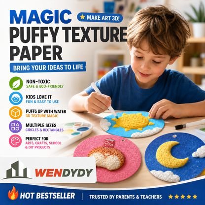 🎄Special Surprise Offer 🎁Buy 3 Get 2 Free！🔮Master the magic of painting！👩‍🎨Foam Texture Painting Paper🎁