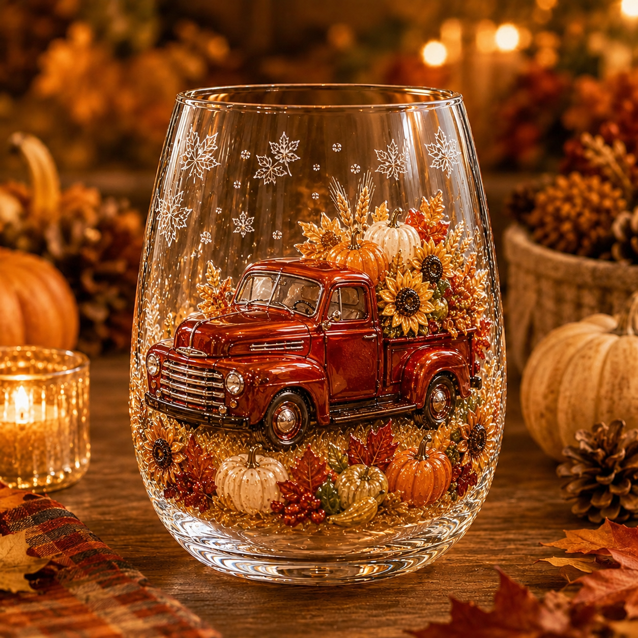 🍂✨Autumn Harvest Glass Cup Set