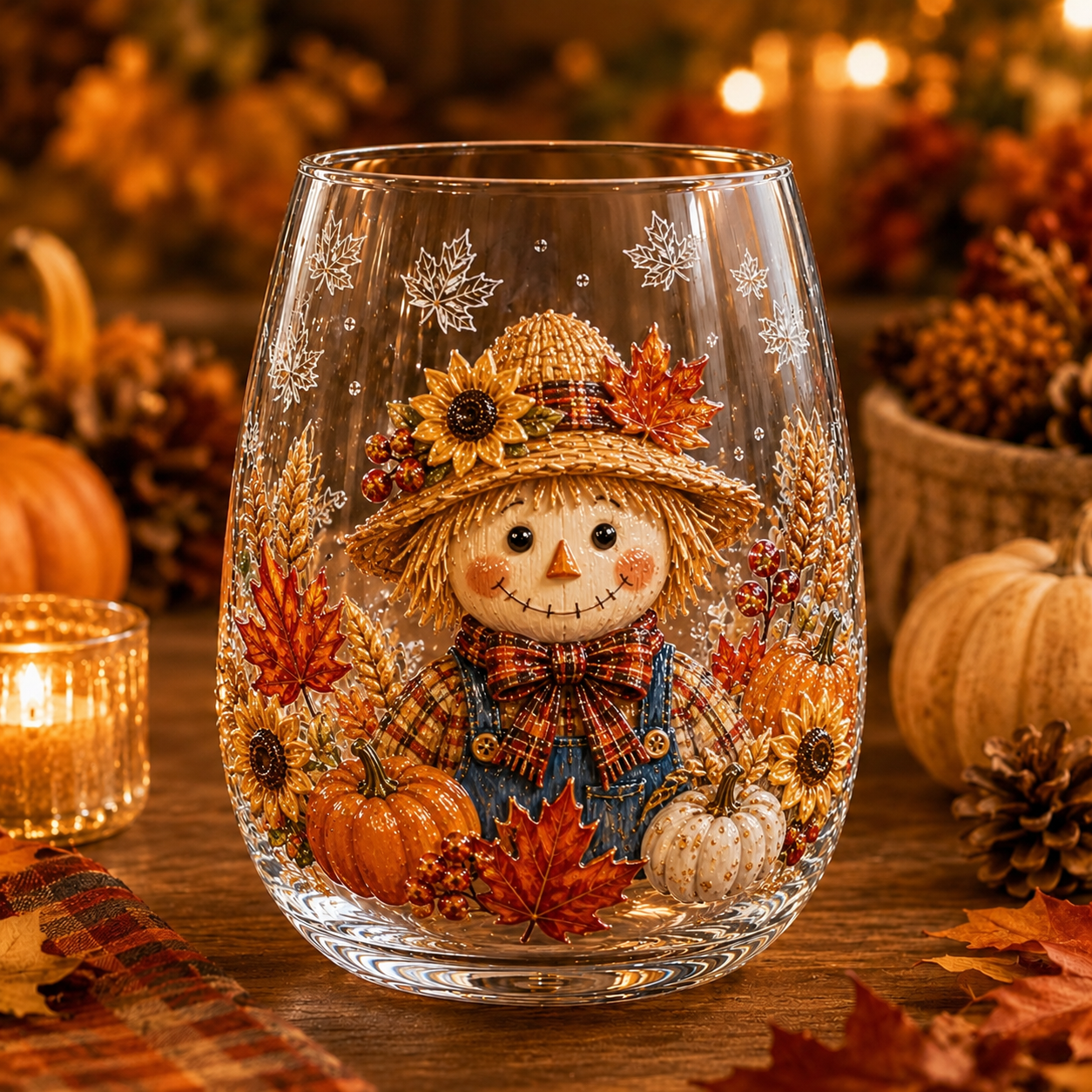 🍂✨Autumn Harvest Glass Cup Set