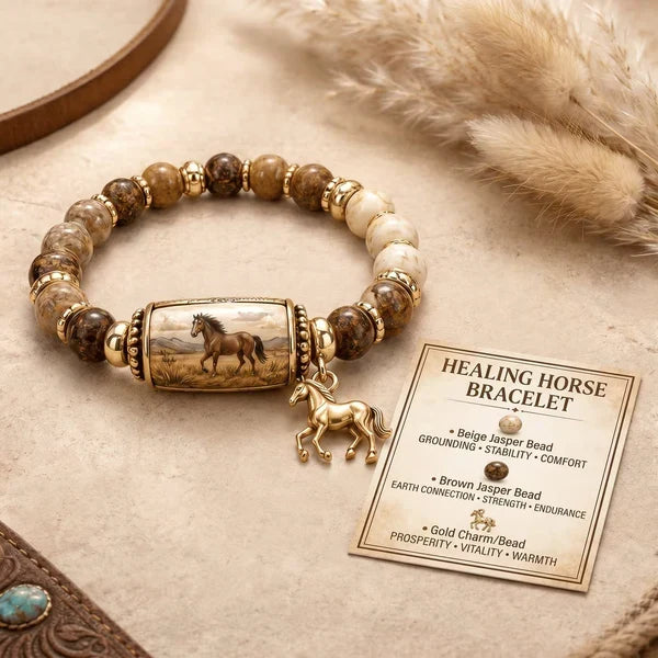 🔥Limited Edition🐎 Western Horse Guardian Crystal Bracelet👍