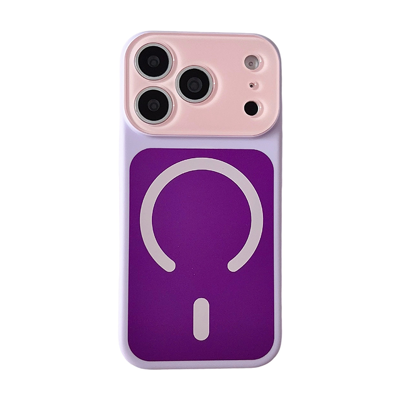 Magnetic Contrast Color Phone Case
