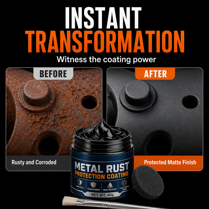 🥳2026 HOT SALE🥳💞50K+ SOLD!🔧🏠 50% OFF! Metal Rust Protection Black Repair Paste – Restores rusty gates, railings & tools. Forms protective coating – no need to replace! 🛡️✨