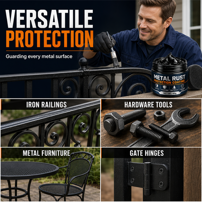 🥳2026 HOT SALE🥳💞50K+ SOLD!🔧🏠 50% OFF! Metal Rust Protection Black Repair Paste – Restores rusty gates, railings & tools. Forms protective coating – no need to replace! 🛡️✨